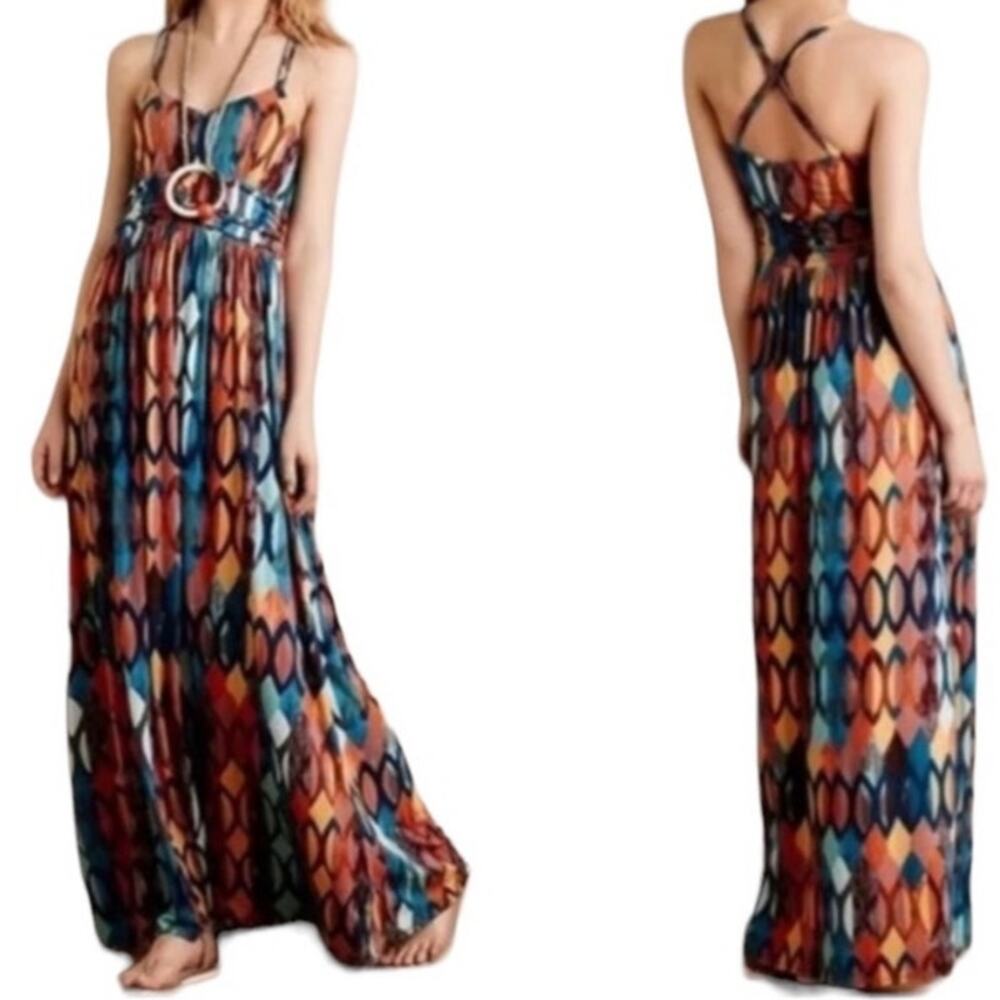 Anthropologie Maeve Noetzie maxi dress size S